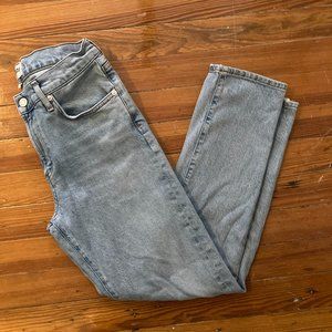 SOLD - AGOLDE mid-rise cropped denim jeans - 28